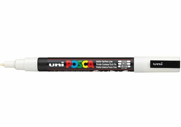 POSCA Fine Paint Marker White PC-3M