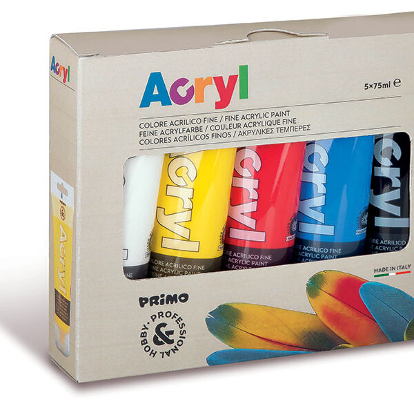 Primo Acrylic Paint 5x75ml