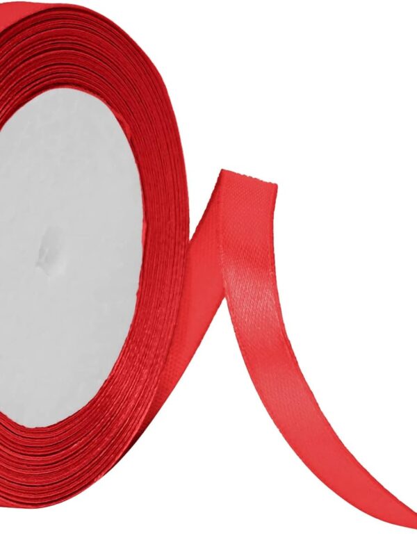 Red Silk Ribbon- 6mm