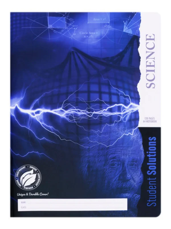 Student Solutions A4 Durable Cover Manuscript- Science- 120 pages
