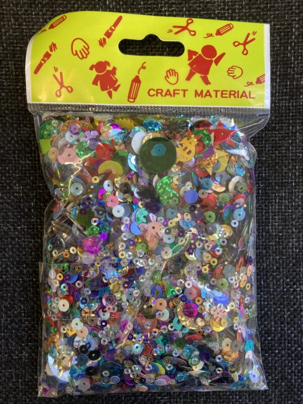 Sequins Bag Assorted 100g