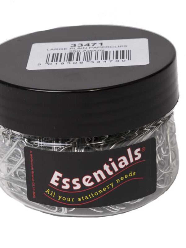 Reach Silver Paper Clips Tub (300)