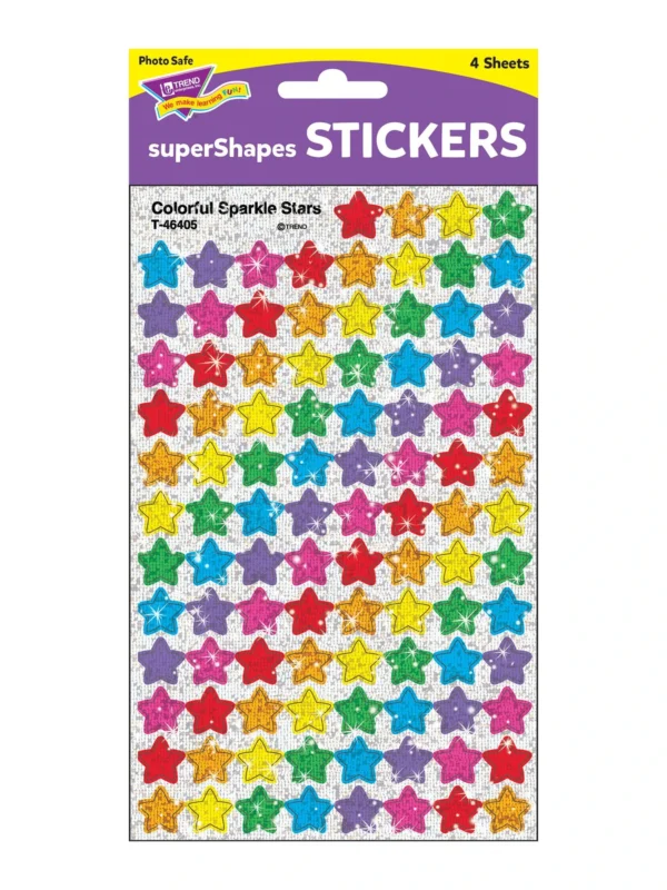 Trend Stickers Sparkle Stars (400)