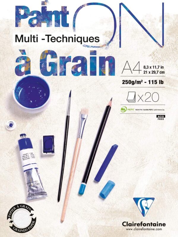 Paint On A4 250gsm Multi-Technique á Grain Pad