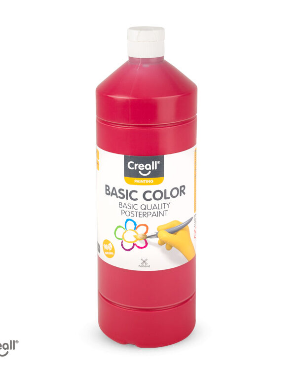 Poster Paint Creall 1 Litre Dark Red CASE (6x1L) ONLINE ONLY OFFER!