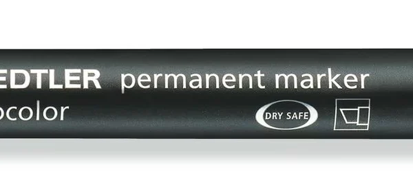 Staedtler Permanent Marker Red Thick Chisel