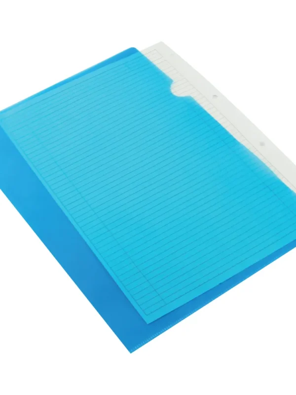 Q Connect A4 Cut Flush Folders Blue (100) KF01486