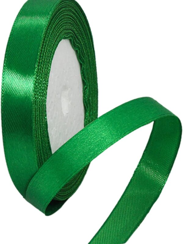 Dark Green Silk Ribbon- 12mm