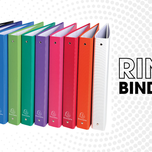Exacompta Rigid A4 Ringbinder 54330E SINGLE