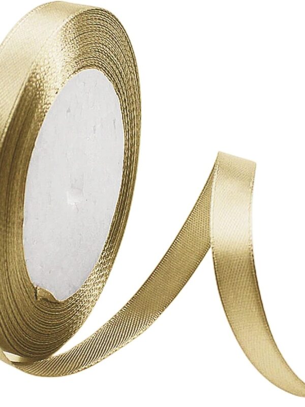 Gold Silk Ribbon- 6mm