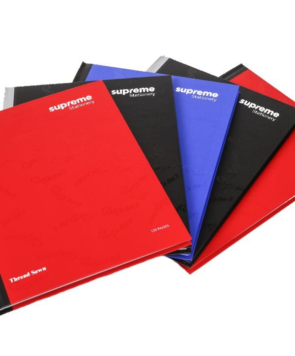 Supreme 9x7 120pg Hardcover Notebook