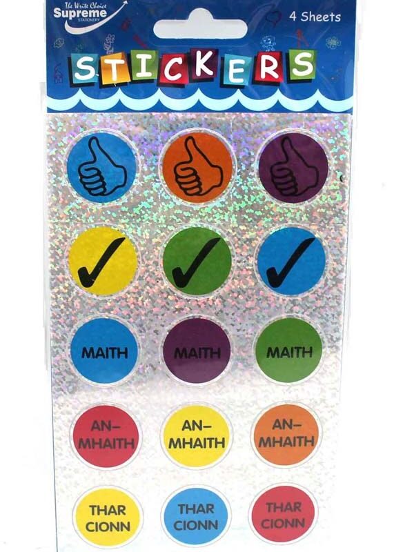 Supreme Irish Reward Stickers