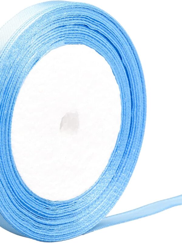 Light Blue Silk Ribbon- 6mm