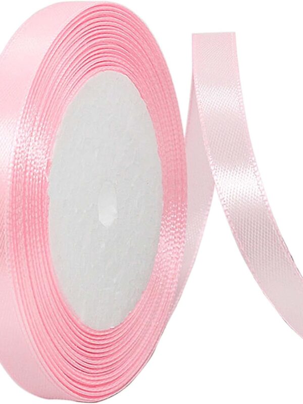 Light Pink Silk Ribbon- 12mm