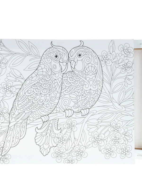 Colour My Canvas- Love Birds