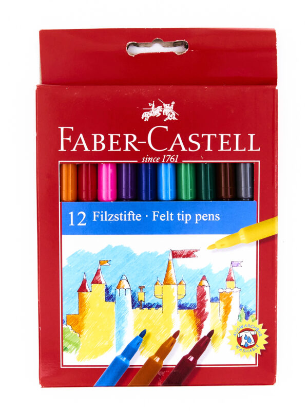 Faber Castell Felt Tip Pens (12)