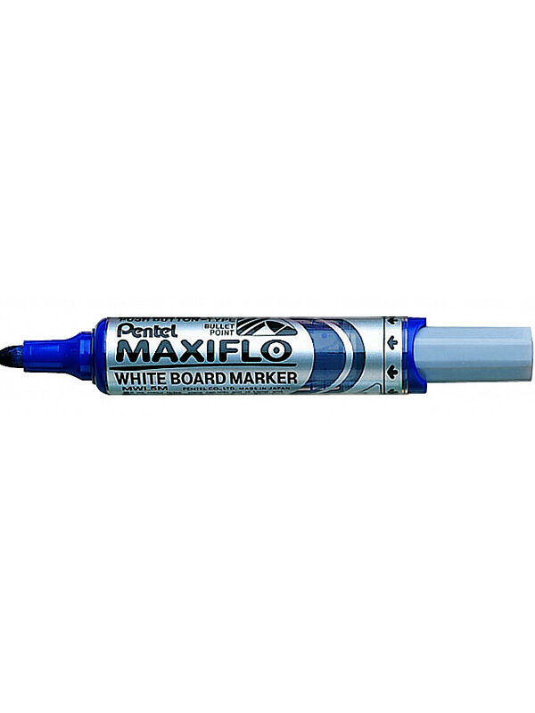 Pentel Maxiflo MWL5M Blue Whiteboard Marker SINGLE