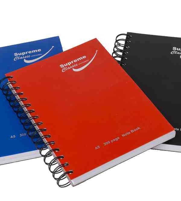 Supreme A5 Classic 300pg Spiral Notebook