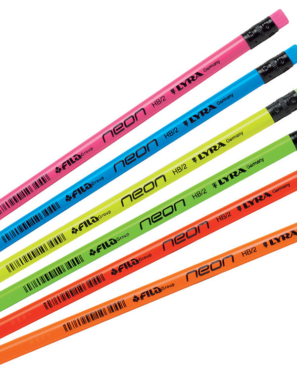 Lyra Neon HB Rubber Tipped Pencil