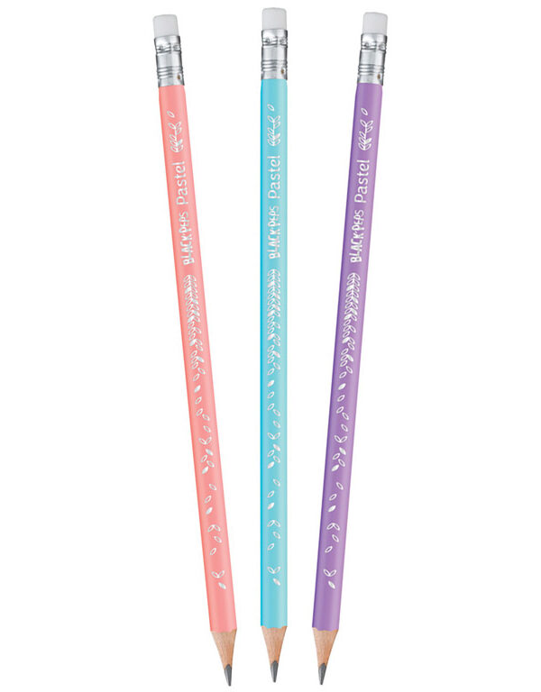 Maped Black'Peps HB Pastel Eraser Tipped Pencil