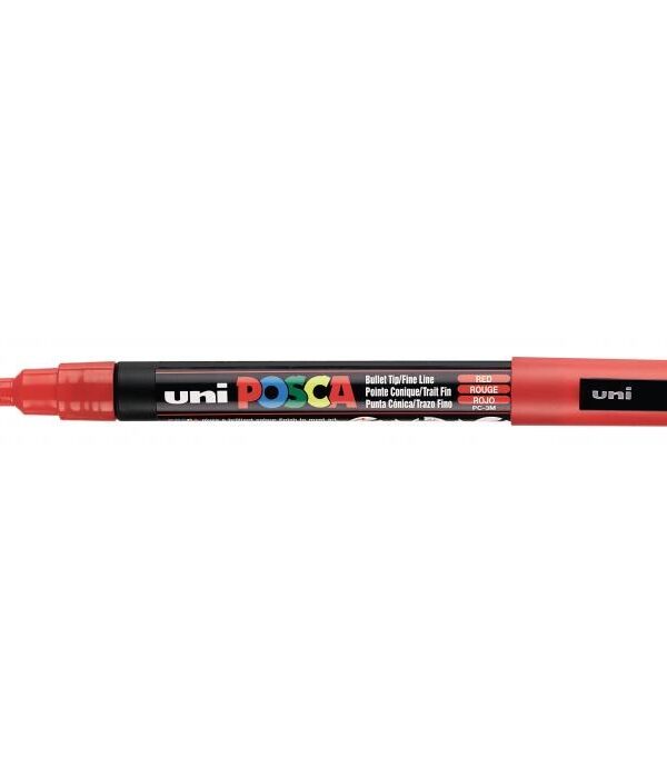 POSCA Fine Paint Marker Red PC-3M