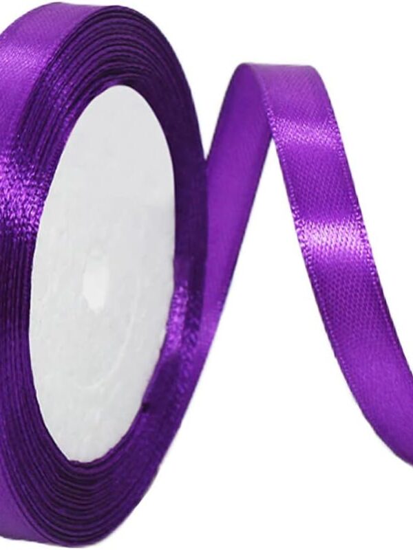 Purple Silk Ribbon- 12mm