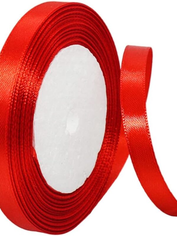 Red Silk Ribbon- 12mm
