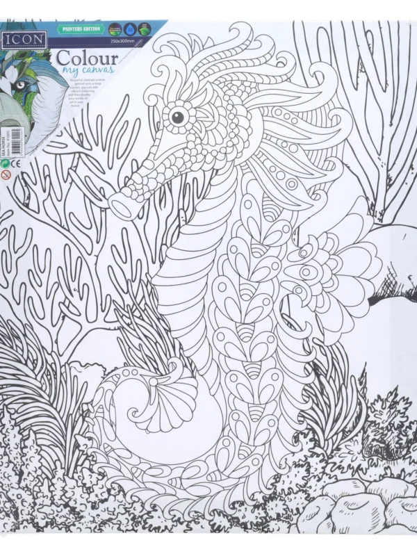 Colour My Canvas- Sea Horse