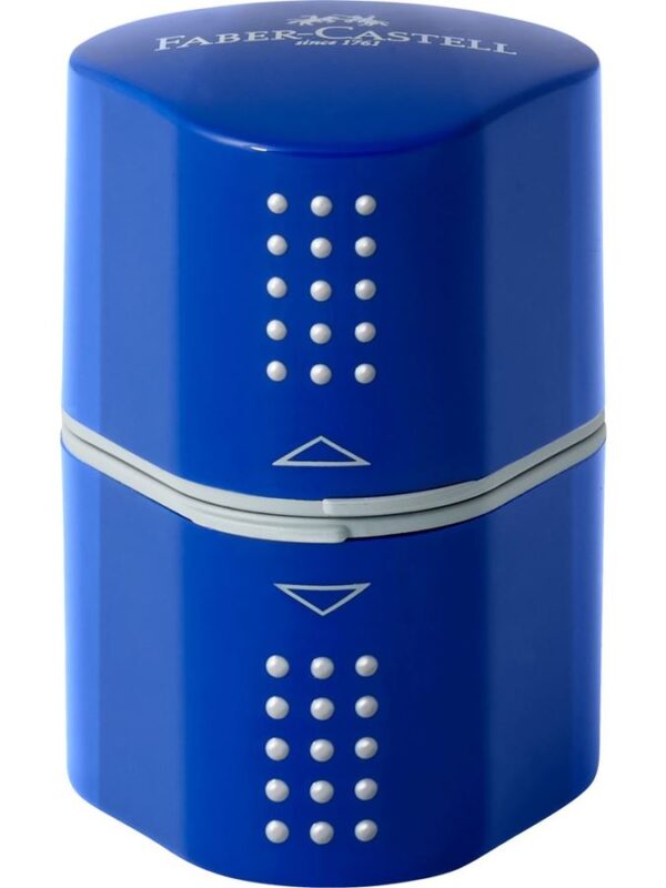 Faber Castell 2001 Grip Trio Red/Blue Sharpener