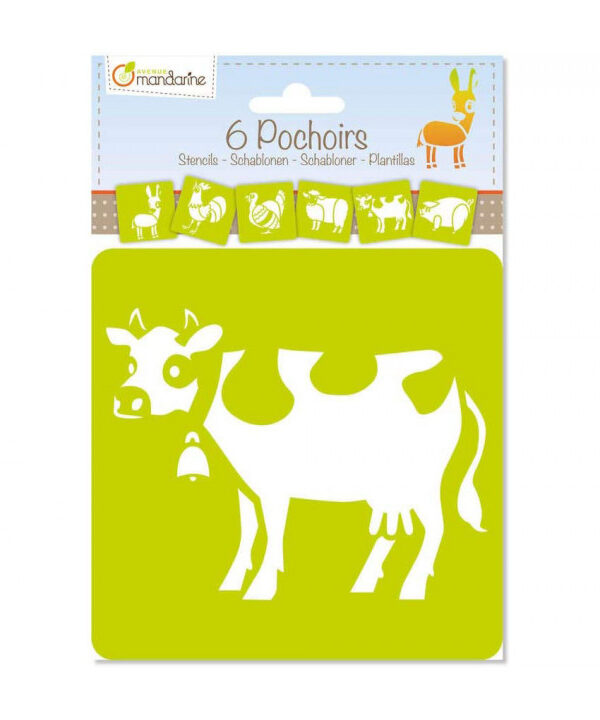 Avenue Mandarine Farm Animal Stencils (6)