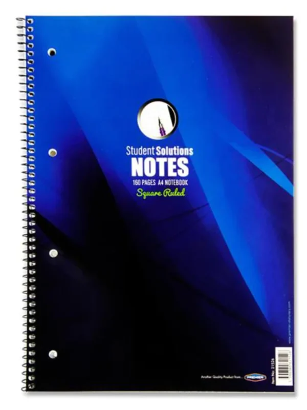 Student Solutions A4 5mm Squared Paper- 160pg