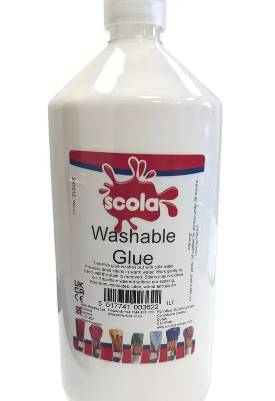 Scola 1L Washable PVA Glue