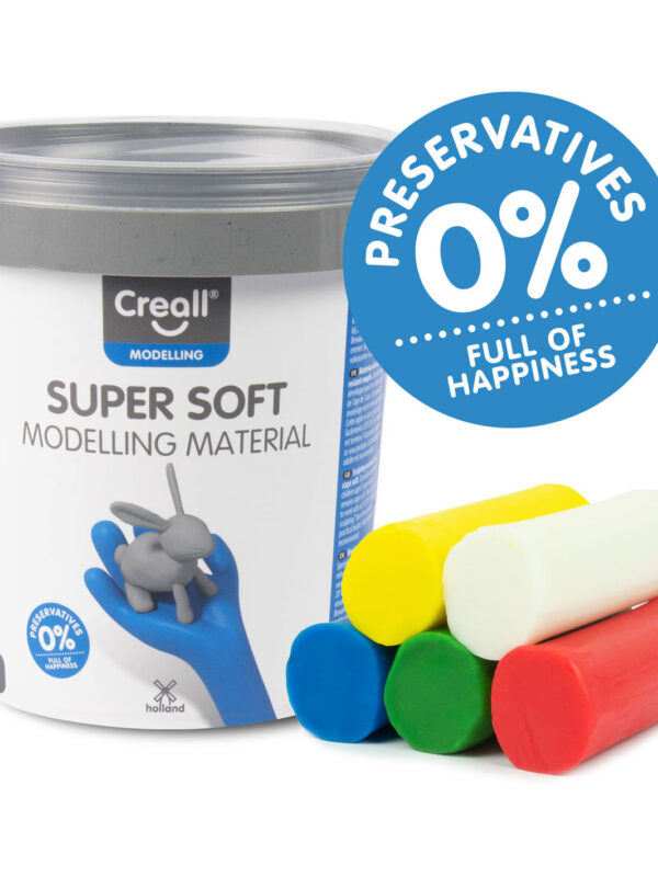Creall Super Soft Modelling Material- 5 pack- 450g