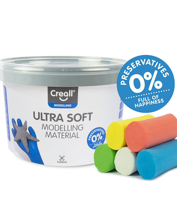 Creall Ultra Soft Modelling Material- 5 pack- 1100g