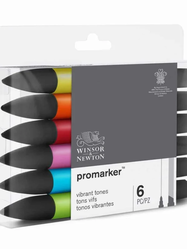 Winsor & Newton Promarkers Vibrant Tones (6)