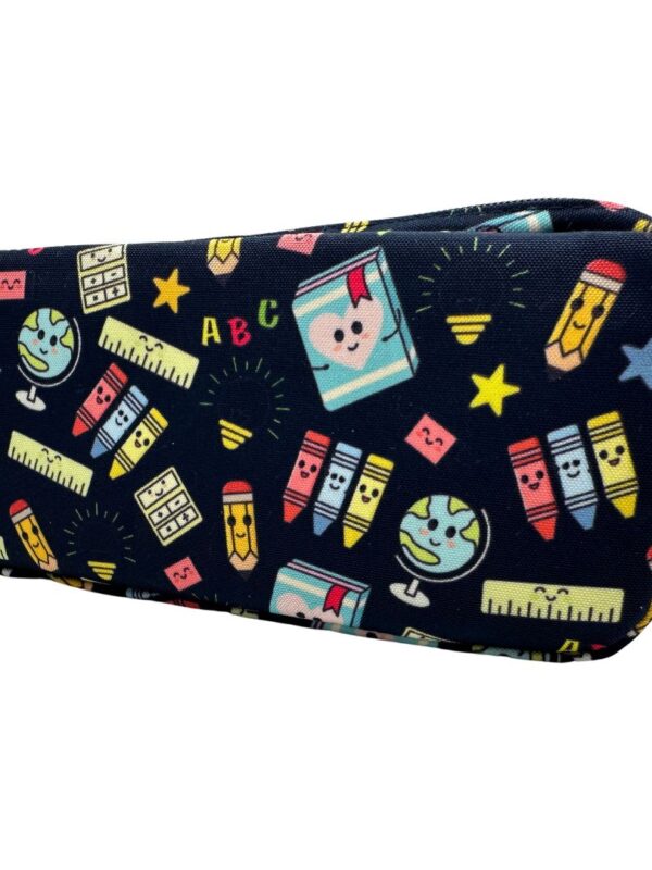 Supreme 2 Zip Pencil Case School Design
