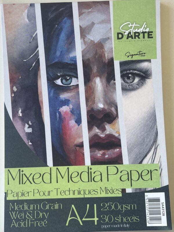 Studio D'Arte Mixed Media Pad A4 250gsm