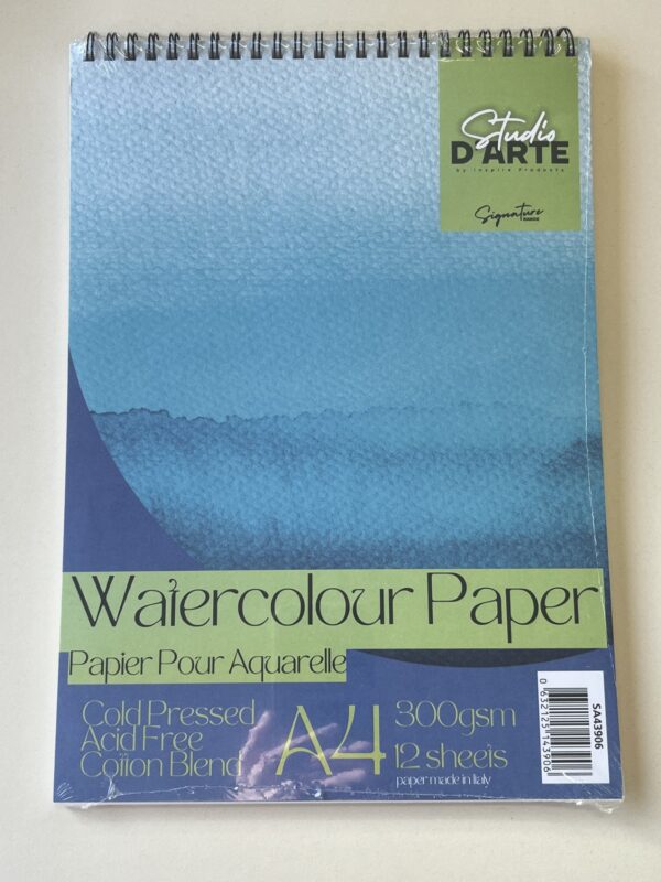 Studio D'Arte Watercolour Pad A4 300gsm