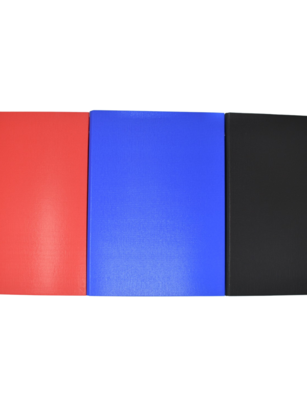 Supreme 40 Pocket Hardback Display Book - Black, Red & Blue
