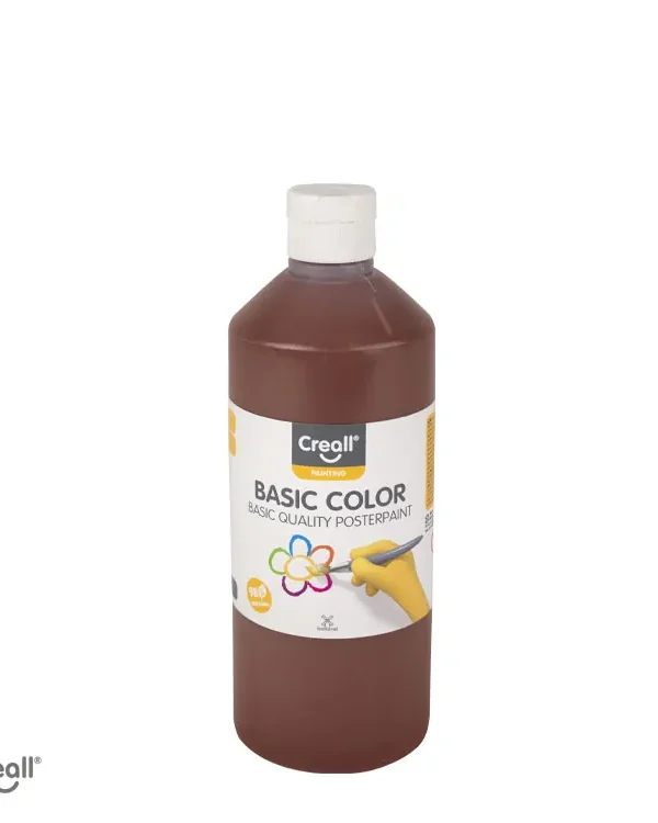 Creall Paint 500ml Brown (6x500ml CASE) ONLINE ONLY OFFER!