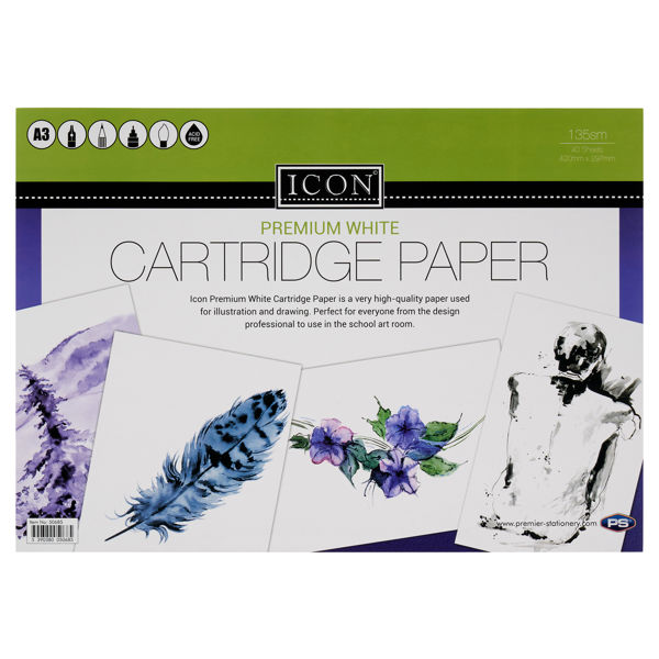 Icon A3 135gsm Cartridge Paper (40)