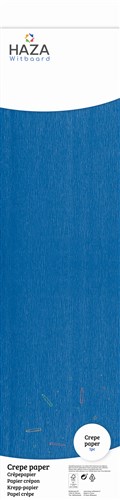 Haza Medium Blue Crepe Paper