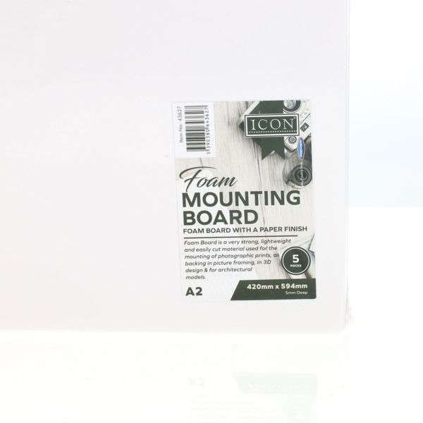 Icon A2 White Foam Mounting Board (5)