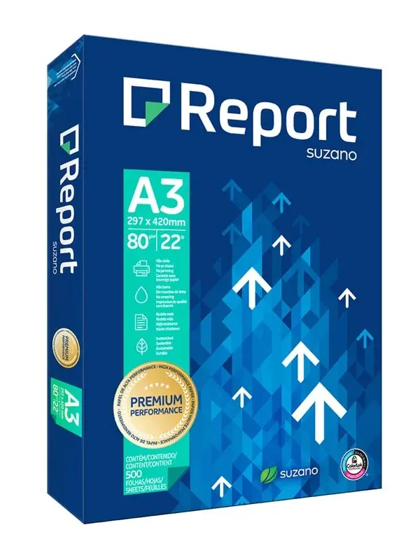 Report A3 80gsm White Paper (500 sheets)