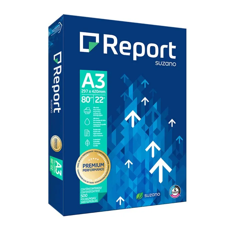 Report A3 80gsm White Paper (500 sheets)