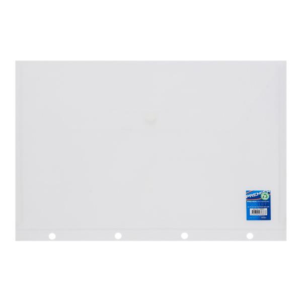 Premier A4 Punch Pocket Document Wallet