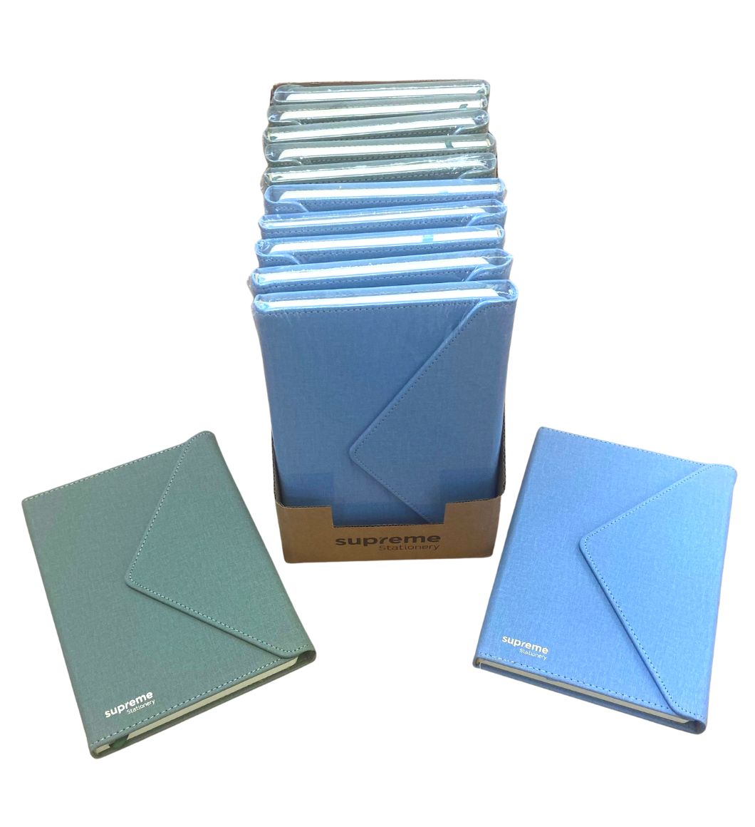 Supreme 96pg Envelope Close Magnetic Notebook A5