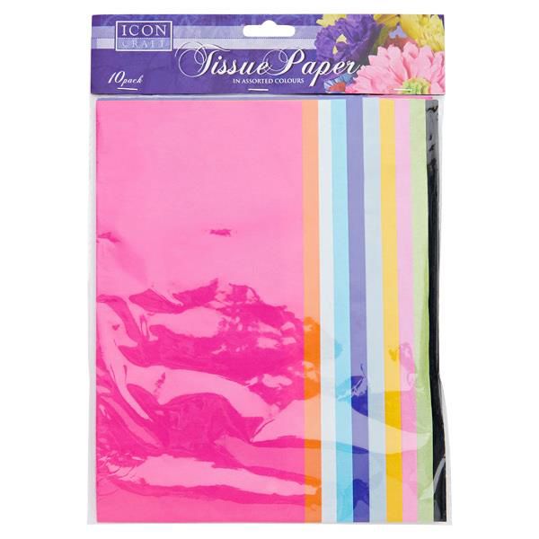 Icon Bright Assorted Tissue Paper (10 sheets)