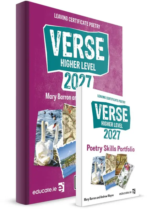 Verse Leaving Cert Poetry 2027 Higher Level Pack -  Textbook & Poetry Skills Portfolio
