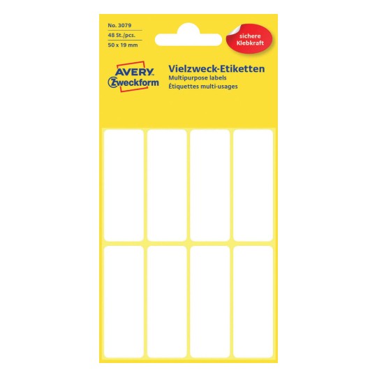 Avery Multipurpose Labels 50 x 19mm No. 3079